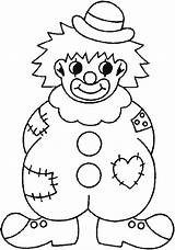 Clown Coloring Pages Clowns Patterns Badly Equipped Embroidery Circus Kids Color Girl Drawings Printable Crafts Carnival Fish Drawing Getcolorings Interesting sketch template