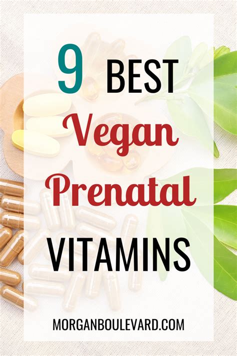 vegan prenatal vitamins   morgan boulevard