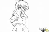 Angelic Layer Misaki Suzuhara Draw Coloring Drawingnow sketch template