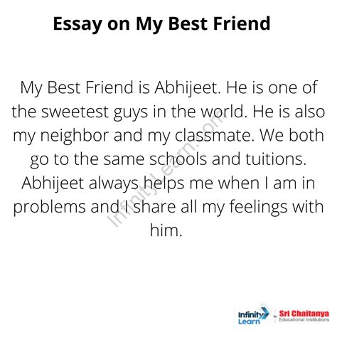 friend essay   words  students