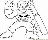 Punisher Coloring Pages Getcolorings Color Coloringpages101 Squad Hero Super Show sketch template