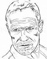 Dixon Merle Colouring Rooker Dragoart Daryl Clans Clash Coloriages Adultes Feuilles sketch template