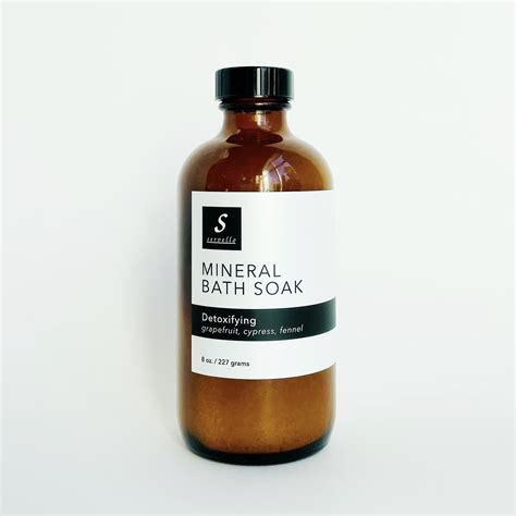 mineral bath soak detoxifying servello skincare