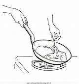 Omelette Disegno Alimenti Colorare sketch template