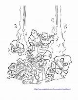 Mario Coloring Pages Fireball Bros Fire Super Browser Printable Luigi Getcolorings Bowser Stitch Brothers Squid Cross sketch template