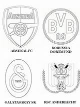 Dortmund Champions League Arsenal Anderlecht Borussia Fc Uefa Coloriage Group Coloring Ligue Sk Rsc Des Color sketch template