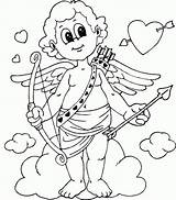 Cupid Kolorowanki Dzieci sketch template