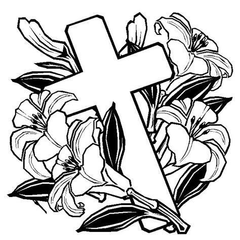 printable cross coloring picture cross coloring page  print