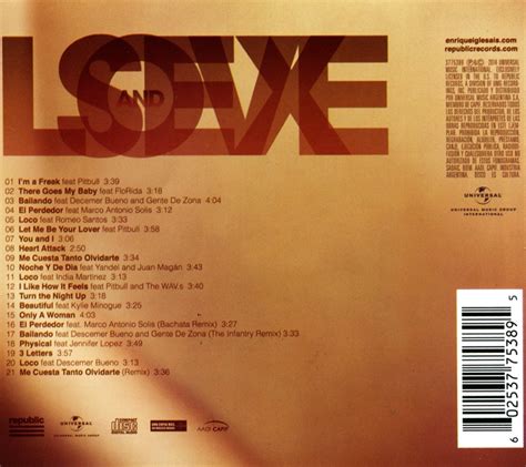 Enrique Iglesias《sex And Love》[deluxe Edition][正版cd低速原抓wav Cue][分享