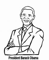 Obama Coloring Pages Barack President Family Awesome Drawing Color Book Kids Getcolorings Printable Getdrawings Clipartmag Print Clipart sketch template