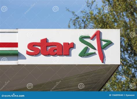 star brand logo  gas station editorial image image  mineral