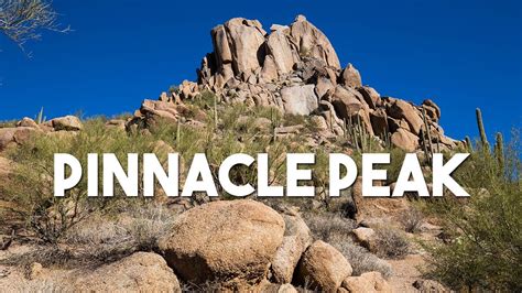 pinnacle peak trail scottsdale arizona youtube