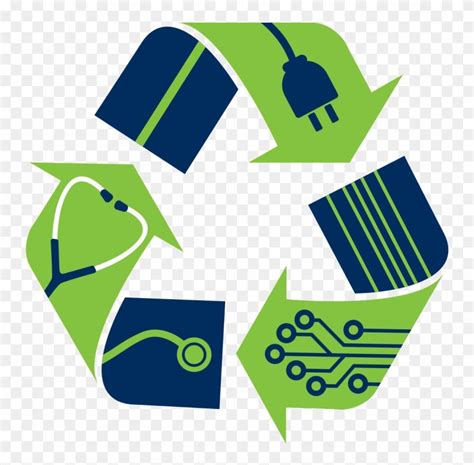 electronic waste recycling  waste recycling recycle logo recycle