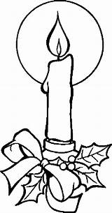 Candle Candles Coloring Pages sketch template