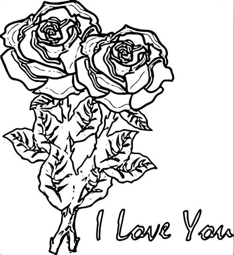 rose flower  kids printable coloring pages titaitad