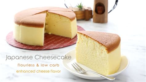 Low Carb Fluffy Japanese Cheesecake Healthy Baking