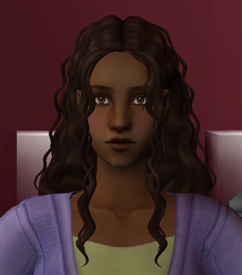 ambers sims random  clay hair defaults ofb hat completer