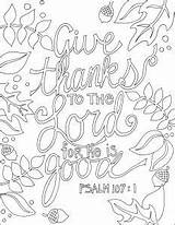 Bible Verse Thanksgiving sketch template
