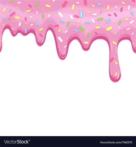 dripping pink doughnut seamless glaze liquid sweet flow tasty food