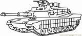 Abrams M1 Coloringpages101 sketch template