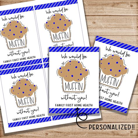 muffin appreciation  printable