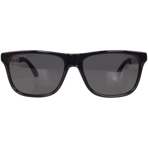 gucci sunglasses black and gold stripe sunglasses men from