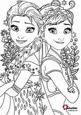 Pages Bubakids Colorare Sheets Elsa Adult Malvorlagen Herfamily Coloriage sketch template