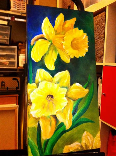 Work By Annie Dotzauer Daffodil Glass Art Daffodils Art