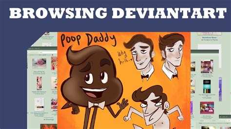 Browsing Deviantart Emoji Movie Art Part 1 Youtube
