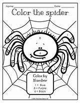 Preschool Spider Spiders Activities Worksheets Kindergarten Color Halloween Coloring Actividades Pack Kids Theme Busy Very Crafts Letter Learn Learning Teacherspayteachers sketch template
