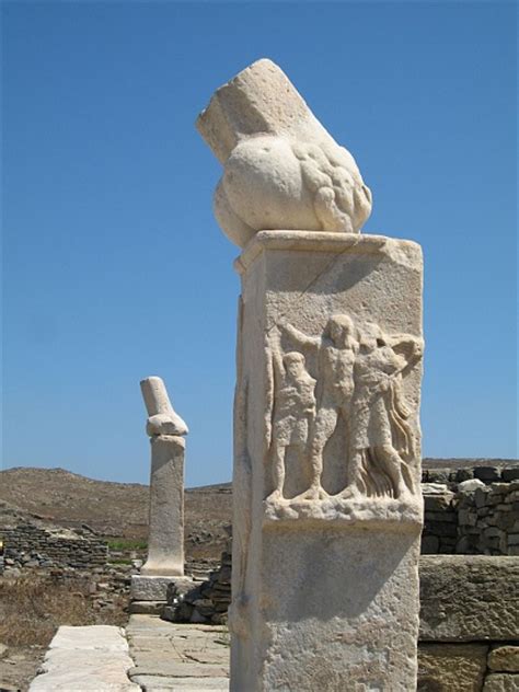 Phallic Temple At Delos Why We Became Human