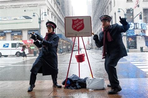 salvation army bell ringers up their game wsj