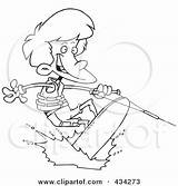 Wakeboarding Cartoon Wakeboard Boy Poster Print Clipart Template Coloring Pages Line Leishman Ron sketch template