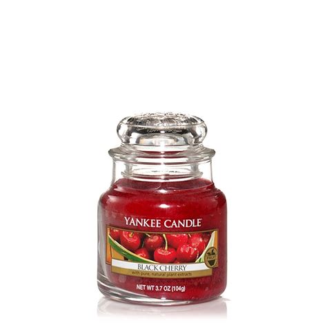 black cherry yankee candle small jar  fox  lantern