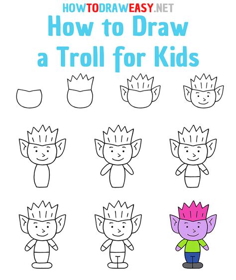 draw  troll  kids   draw easy