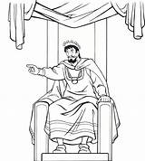 Throne Raja Kitab Mukmin Wajib Percaya Umat Diturunkan Tahta sketch template