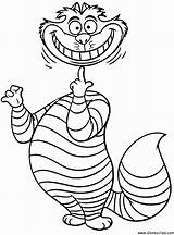 Cheshire Cat sketch template