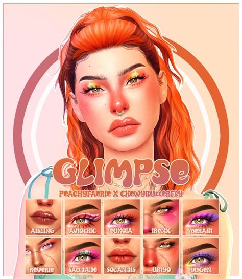 glimpse ♡ cc collection collab with chewybutterfly peachyfaerie on