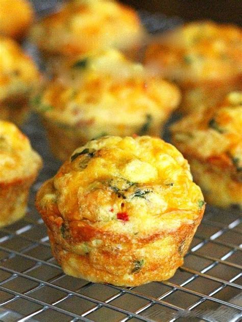 mouth watering ways   breakfast   muffin tin spinach egg