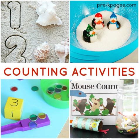 counting games  number activities  preschoolers