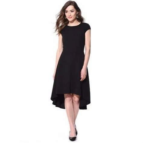 plain half sleeves ladies black one piece dress at rs 320 piece in sas