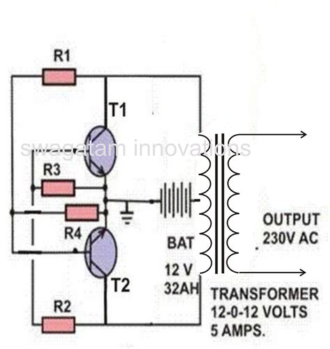 making  simple inverter circuit