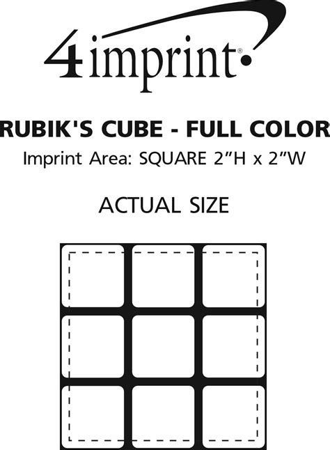 imprintcom rubiks cube full color  fc