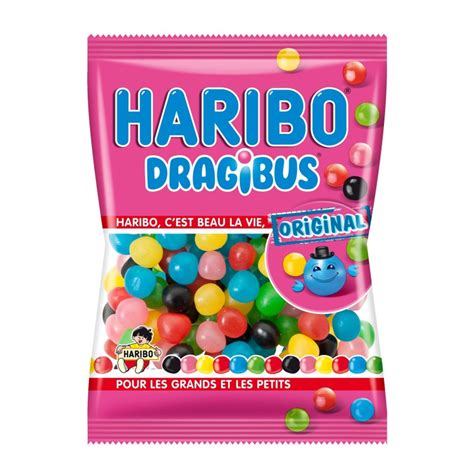 dragibus original bonbon haribo vegan sachet