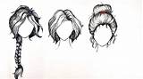 Coloringtop Hairstyle sketch template