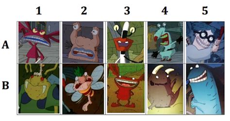 aaahh real monsters characters  image quiz  oriolesfan