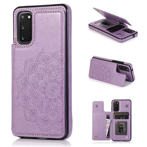 dteck flower patterned wallet case  samsung galaxy    inchesmagnetic leather card