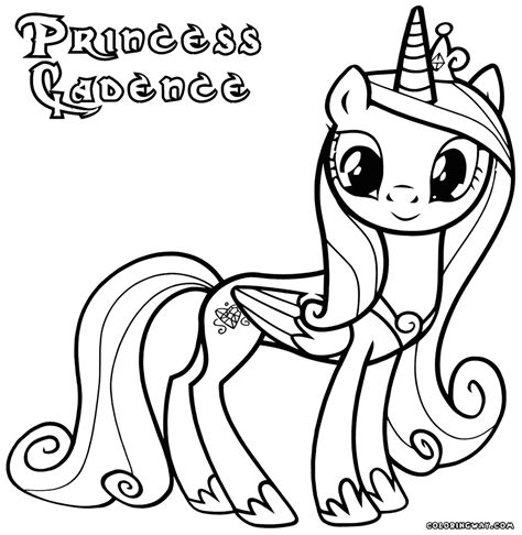 princess cadence coloring pages   pony coloring princess