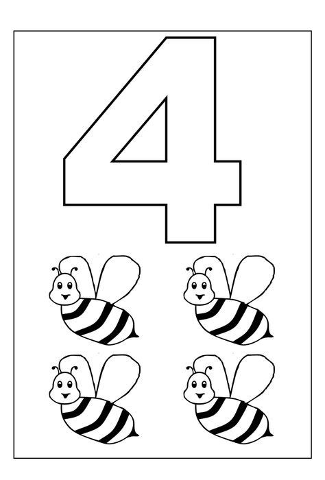 number coloring pages pictures coloring  preschool worksheet