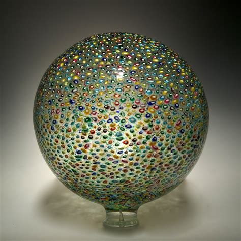 Pointillist Sphere By David Patchen Art Glass Sculpture Artful Home